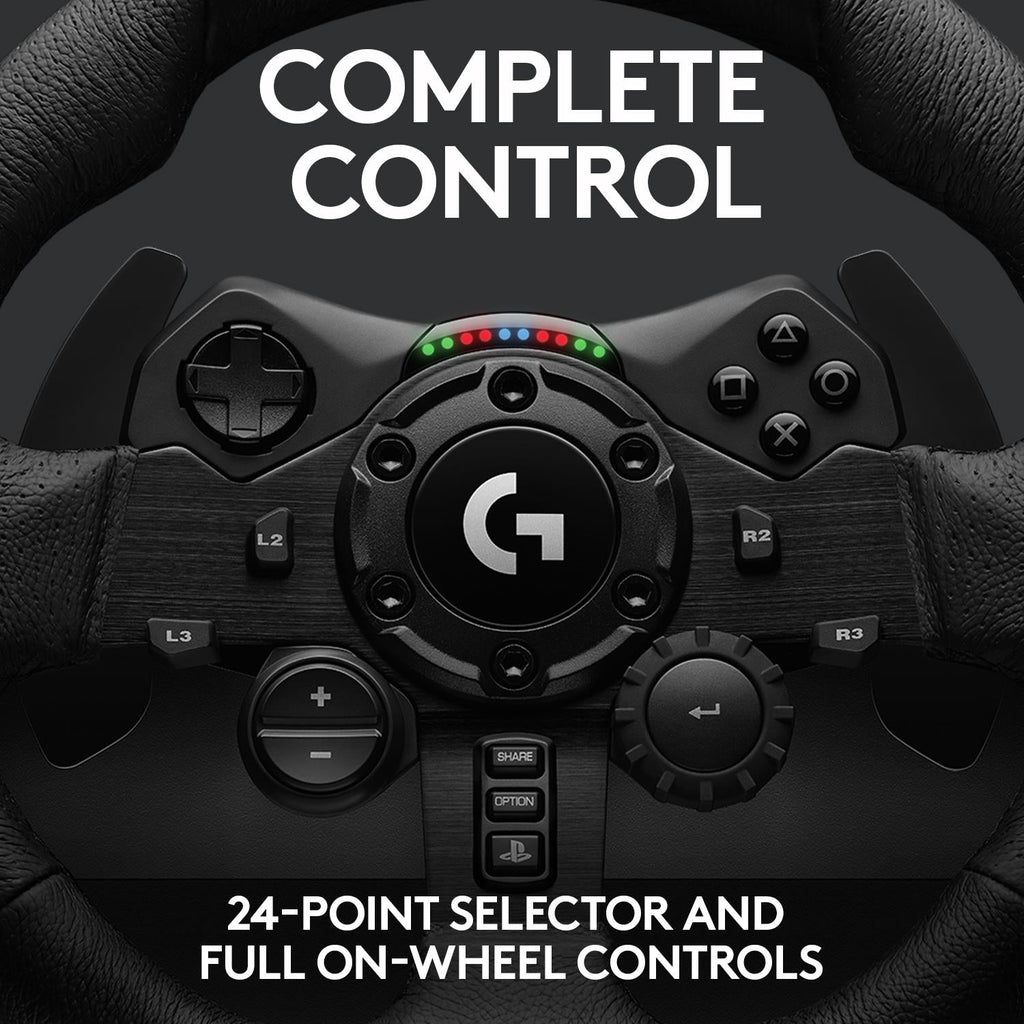 Logitech G923 TRUEFORCE Racing Wheel and Pedals for Playstation & PC