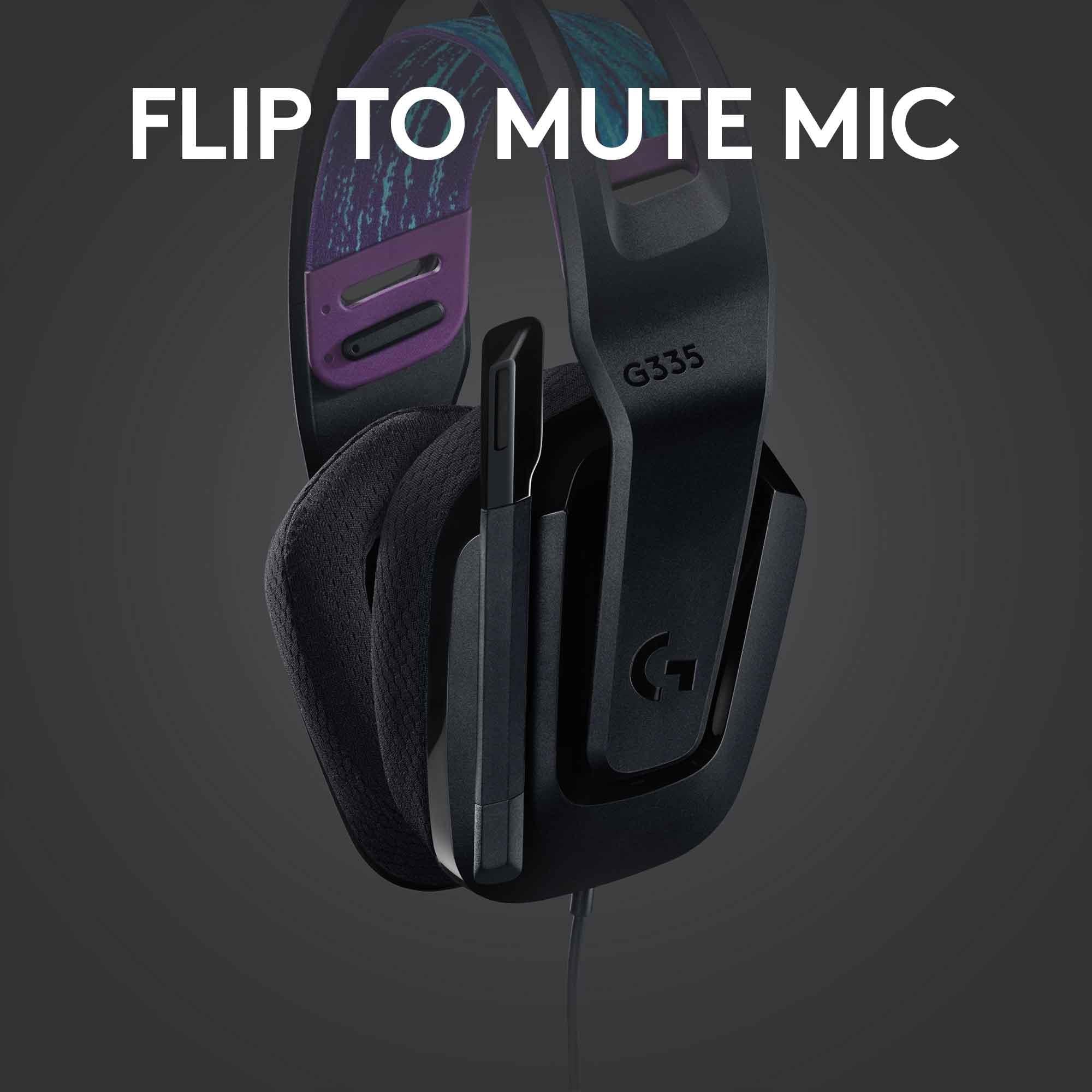 Logitech G335 Wired Gaming Headset (Black)