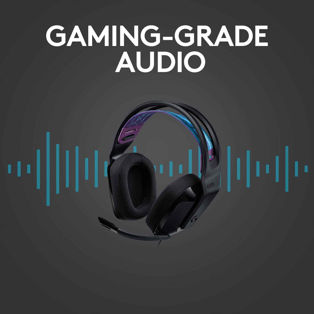 Logitech G335 Wired Gaming Headset (Black)