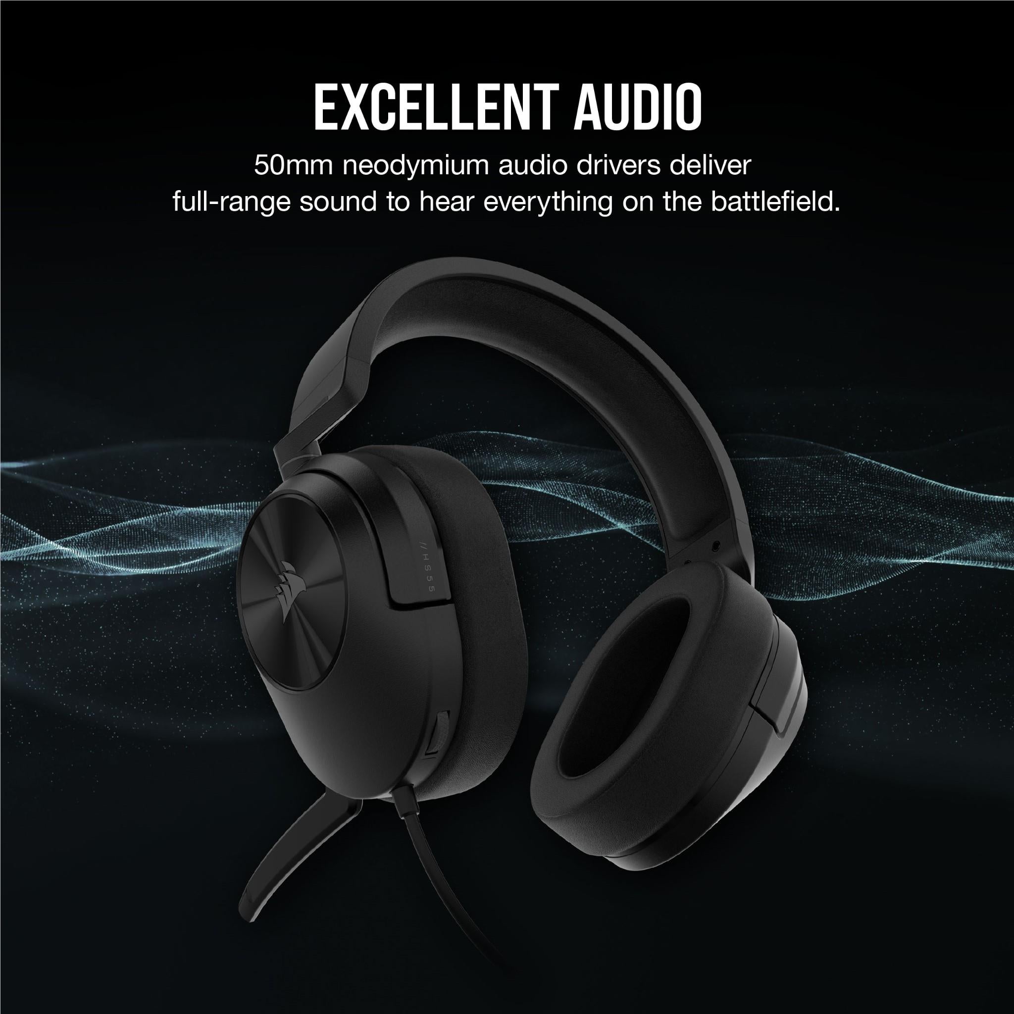 Corsair HS55 Stereo Gaming Headset (Carbon)