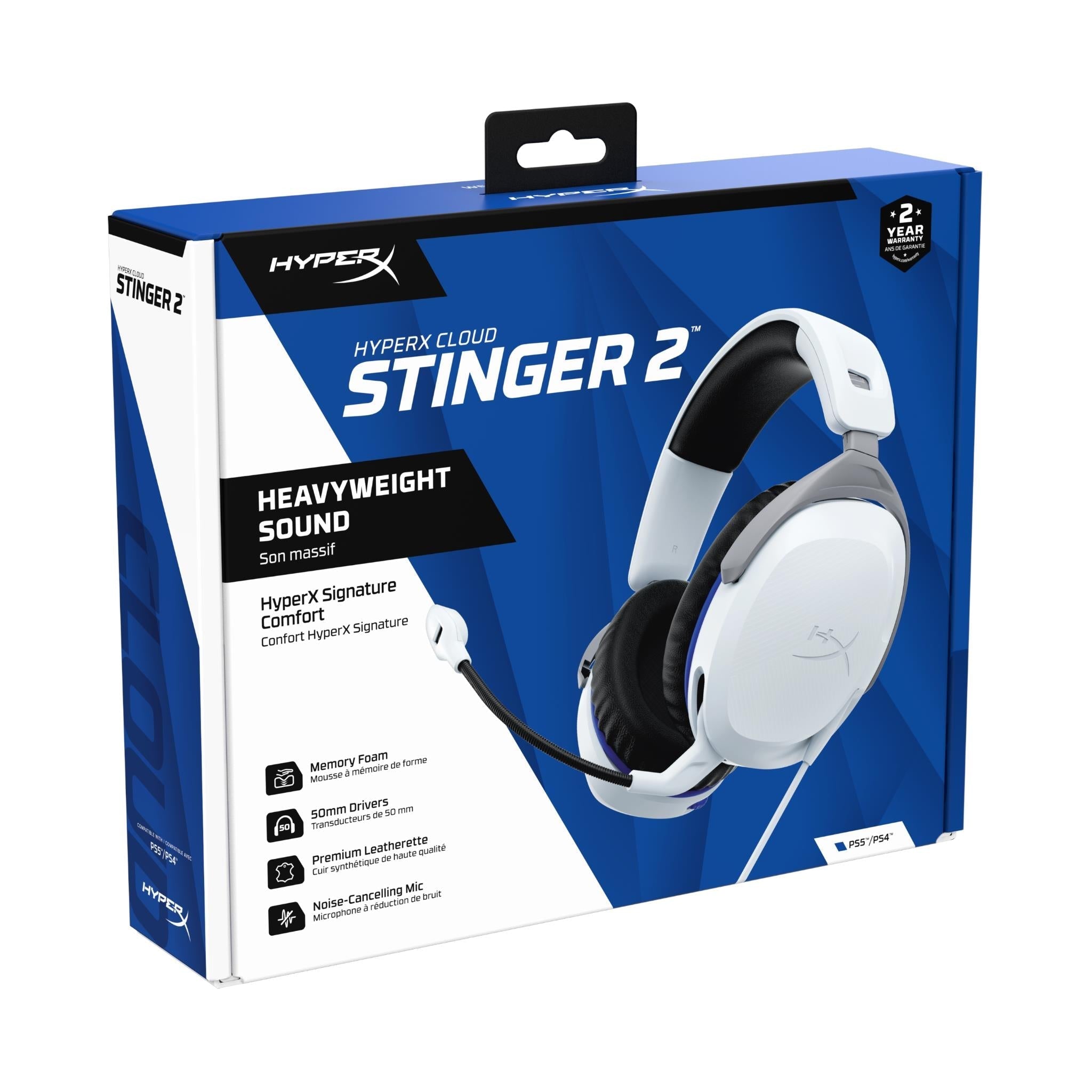 HyperX Cloud Stinger 2 Gaming Headset for PlayStation (White)