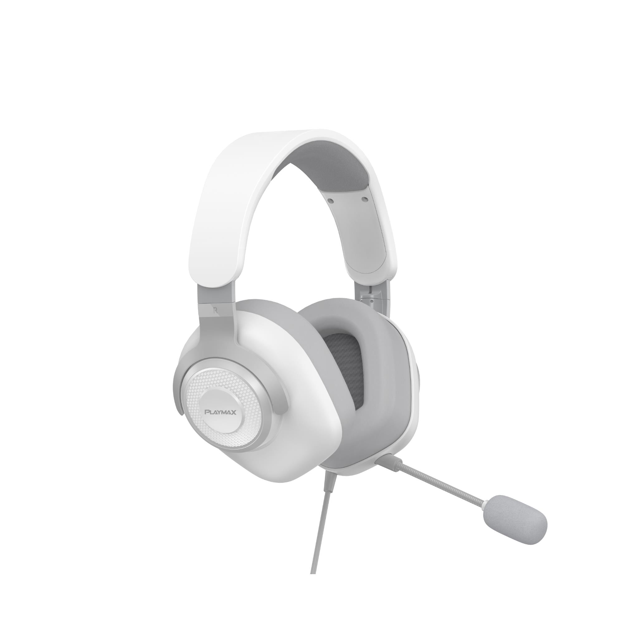 Playmax MX1 PRO Wired Gaming Headset (White)