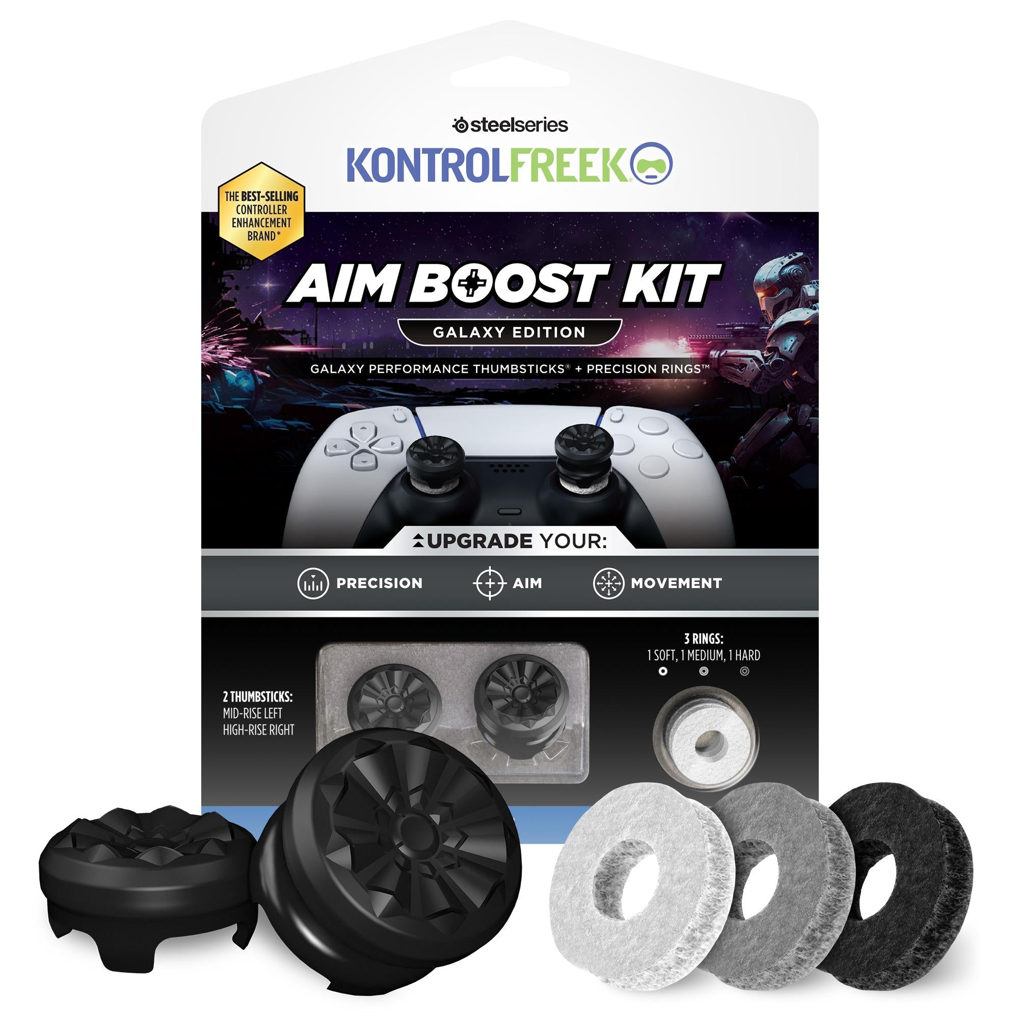 KontrolFreek Aim Boost Kit Galaxy Thumbsticks for Playstation