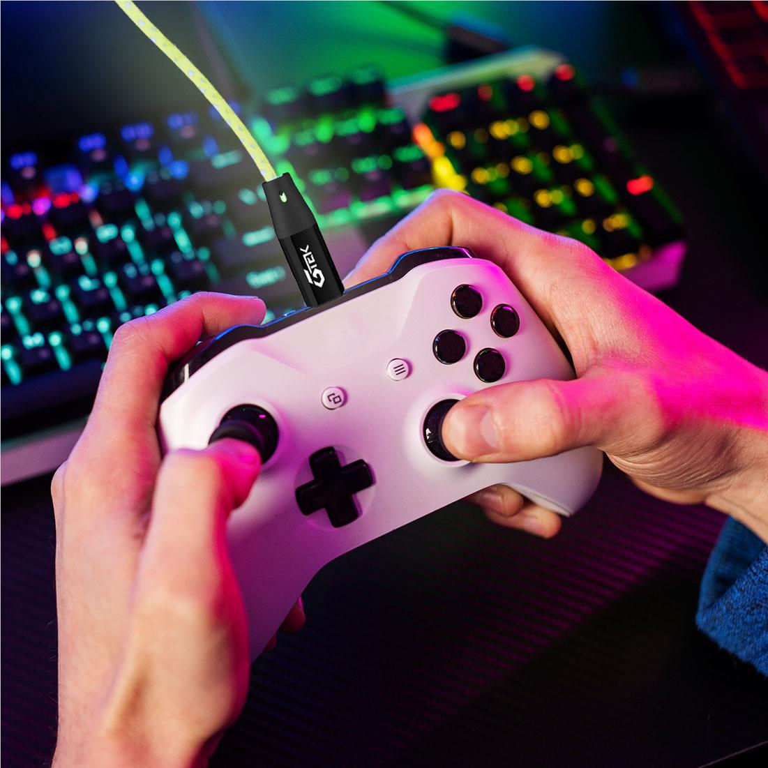 G-Tek 1.5 Metre Light up USB Charging Cable (USB-A or C to USB-C or Micro)