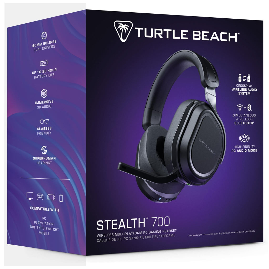Turtle Beach Stealth 700 Wireless Multiplatform Amplified Gaming Headset for PC, PS5, PS4, & Mobile