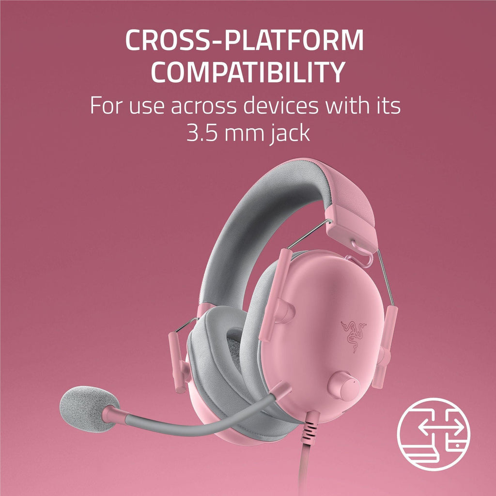 Razer BlackShark V2 X Wired Esports Headset for PlayStation (Quartz)