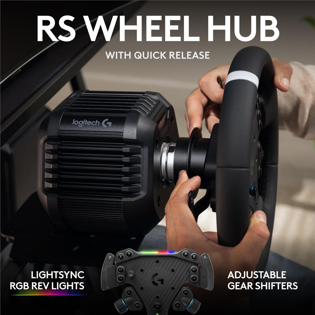 Logitech G RS50 System 8 Nm Direct Drive Base and Steering Wheel for PlayStation & PC
